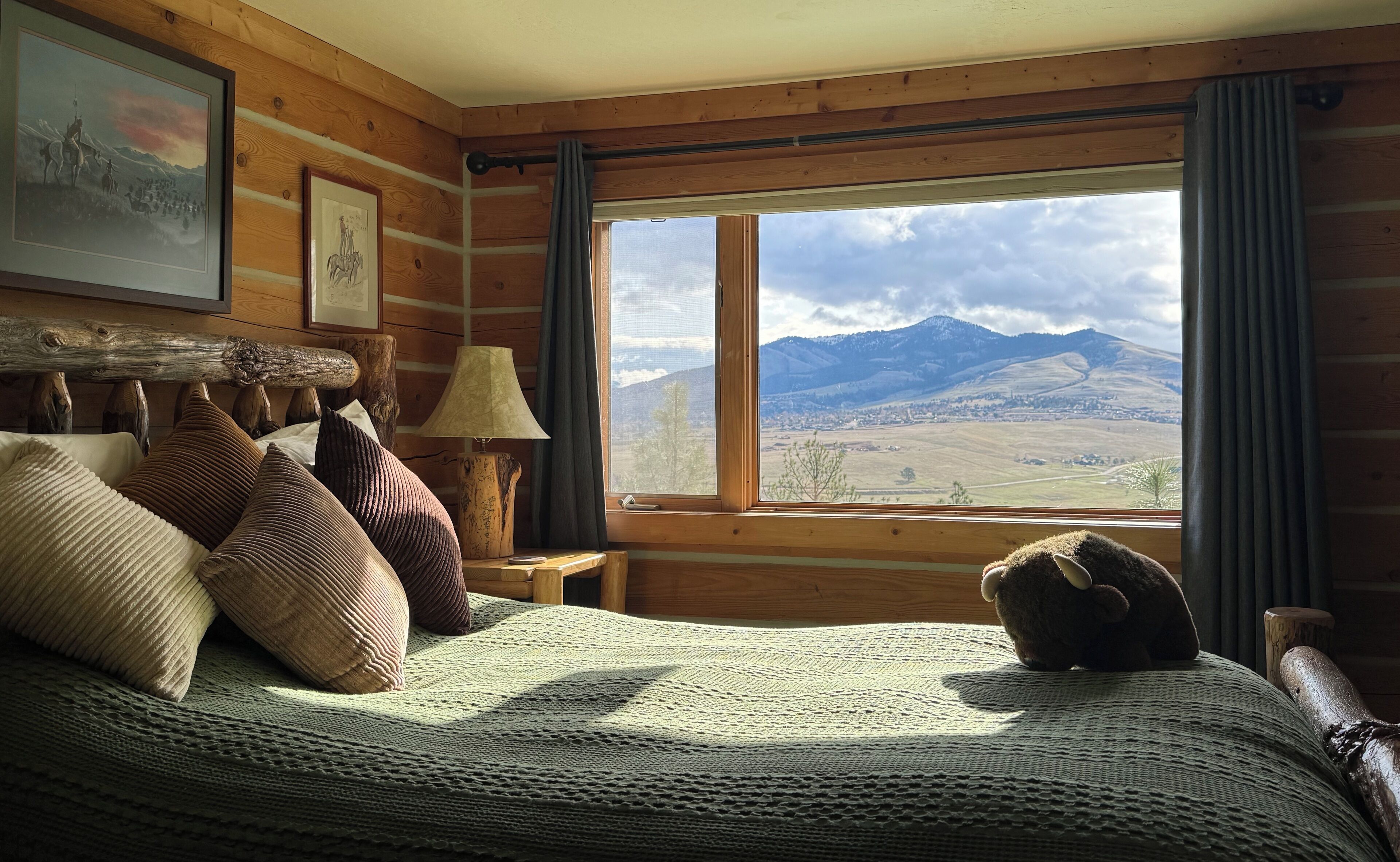 Vue sur les montagnes