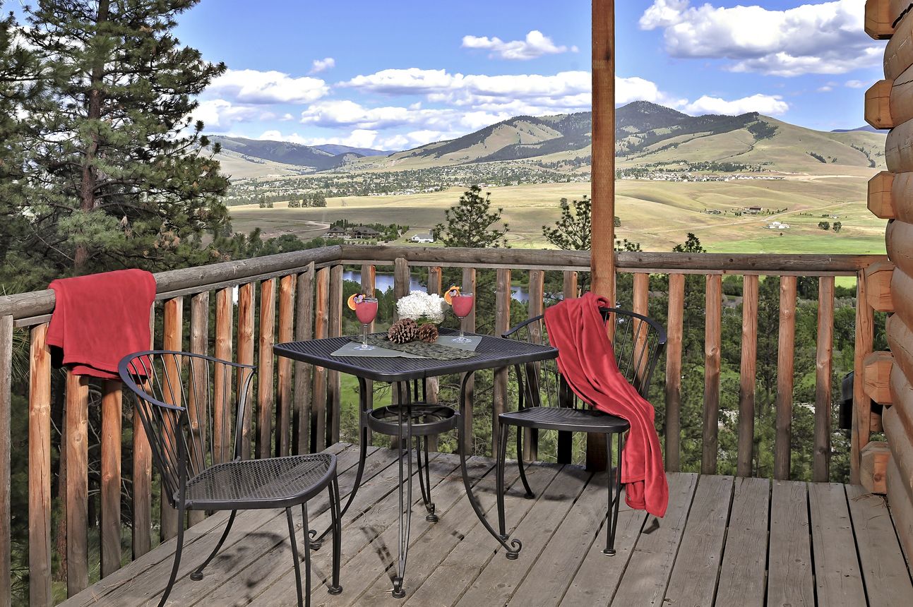 Deluxe-Zimmer, 1 Queen-Bett, Bergblick | Balkon