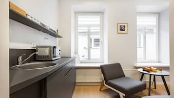 Apartemen Klasik | Dapur pribadi