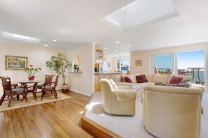 TV, fireplace, DVD player, books