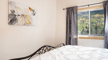 1 bedroom, iron/ironing board, internet, bed sheets