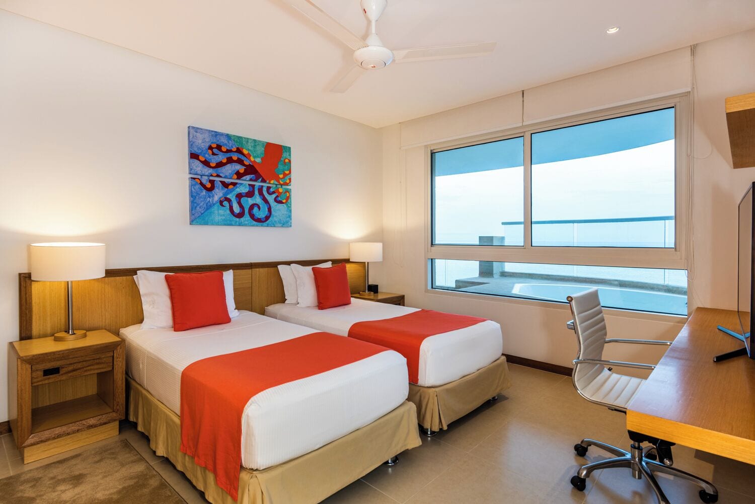 Deluxe-Suite, 2 Schlafzimmer, Meerblick