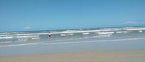 Vlak bij het strand