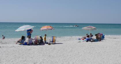 Herrlich ruhiges Palm Cottage in der Stadt und 2 Blocks vom Strand entfernt