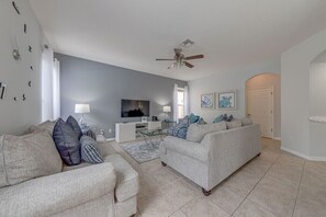 Smart TV, DVD player, table football