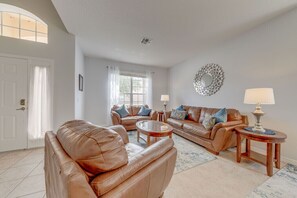 Smart TV, DVD player, table football