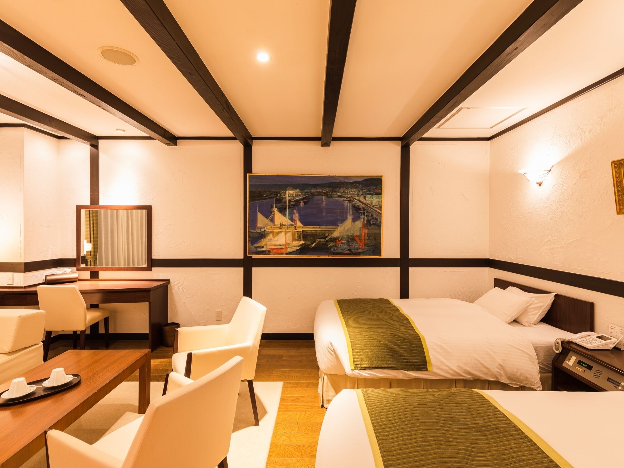 Junior Suite with Private Hiba Onsen Bath, Non Smoking | In-room safe, desk, free WiFi, bed sheets