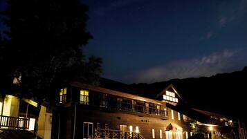 Front of property – evening/night