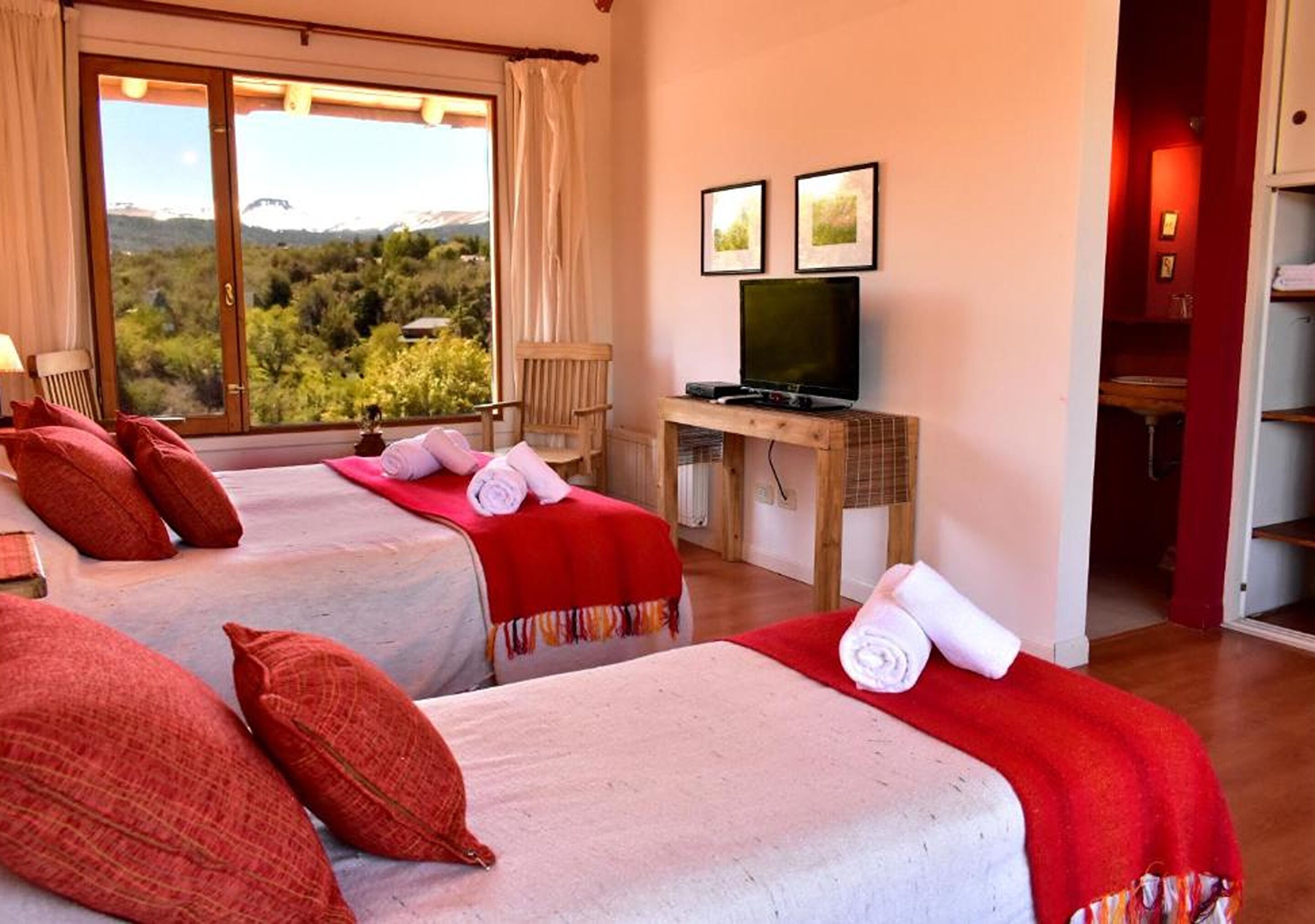 panoramic triple room | 1 bedroom, in-room safe, blackout curtains, soundproofing