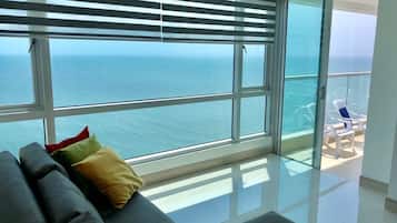 Family Apartment, Multiple Beds, Accessible | Living room | TV