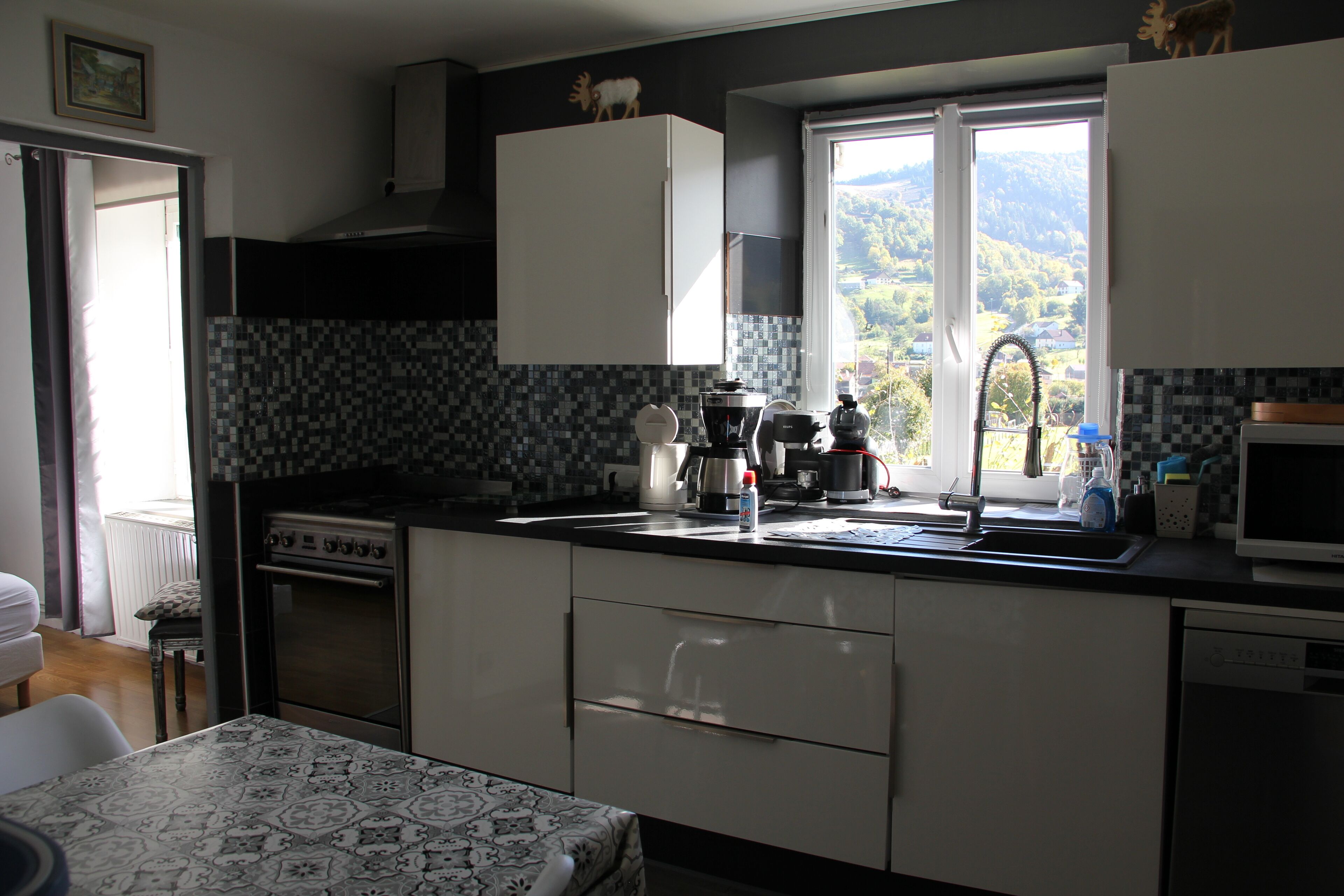 雪櫃、微波爐、焗爐、洗碗機