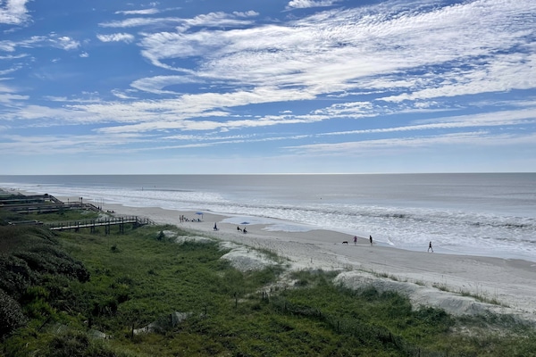 View from covered deck!