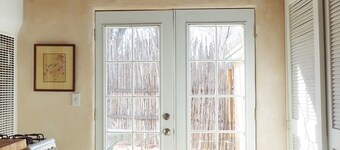 Pueblo Deco captures the essence of Taos adobe interior architecture