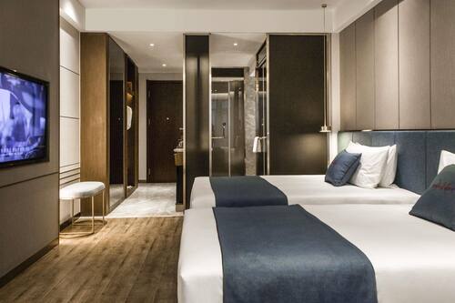 Family Room, 2 Double Beds (Classic) | Minibar, in-room safe, individually decorated, desk