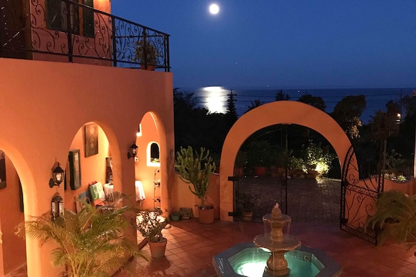 Front of property – evening/night