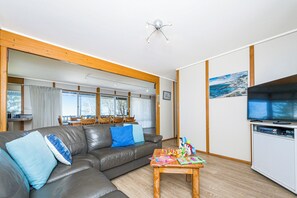 TV, DVD-spiller, bordtennis og strømmetjenester