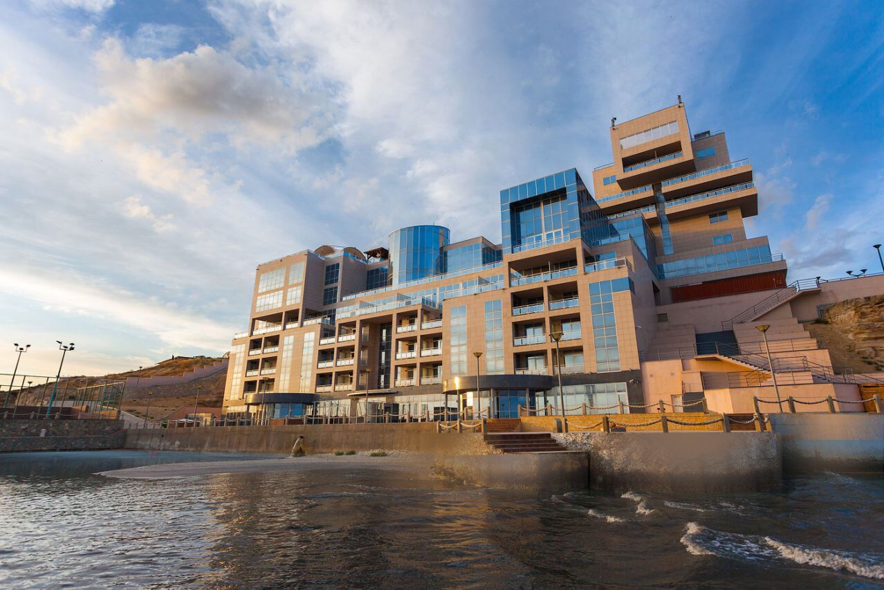 Voorkant van accommodatie