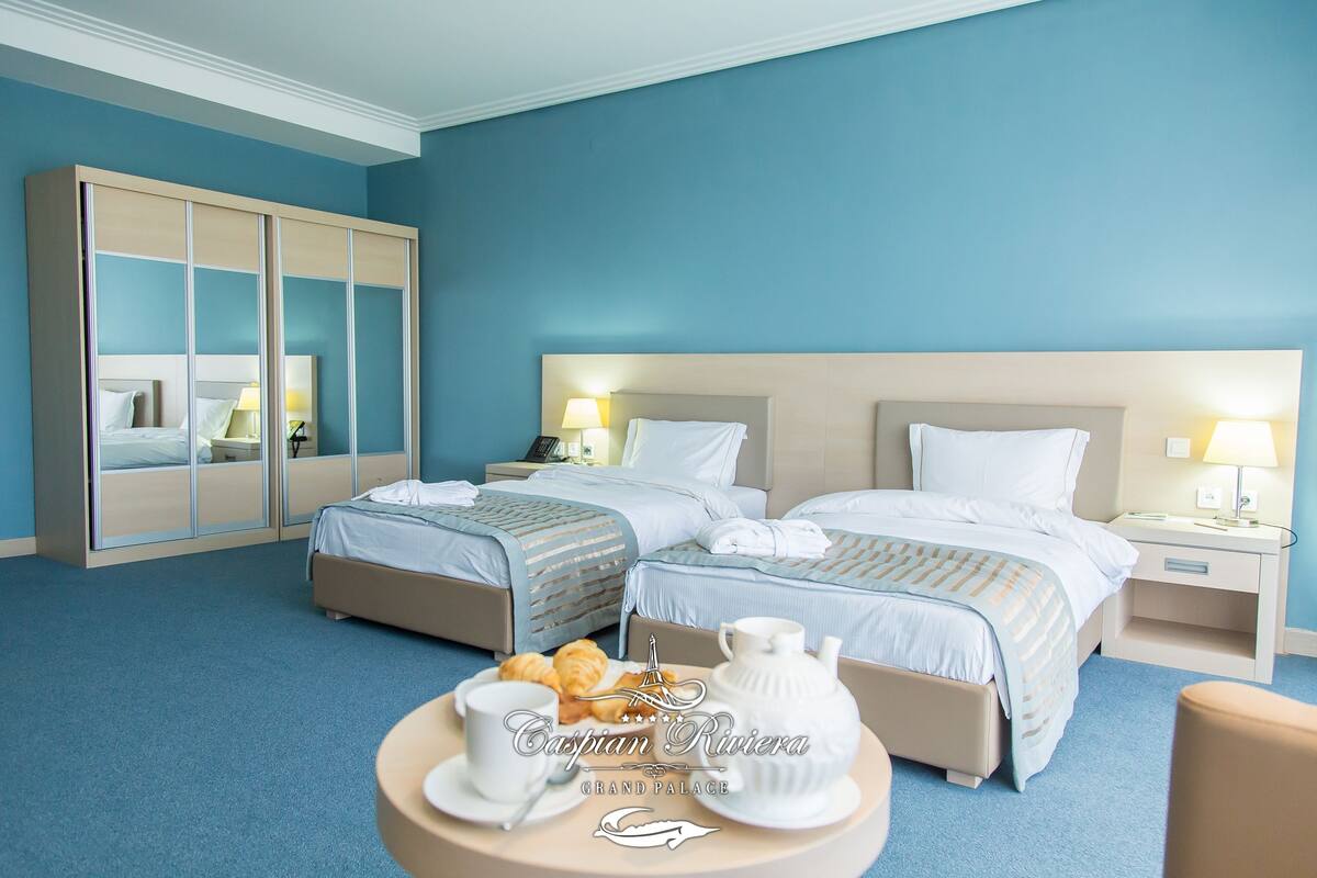 Egyptian cotton sheets, premium bedding, minibar, in-room safe