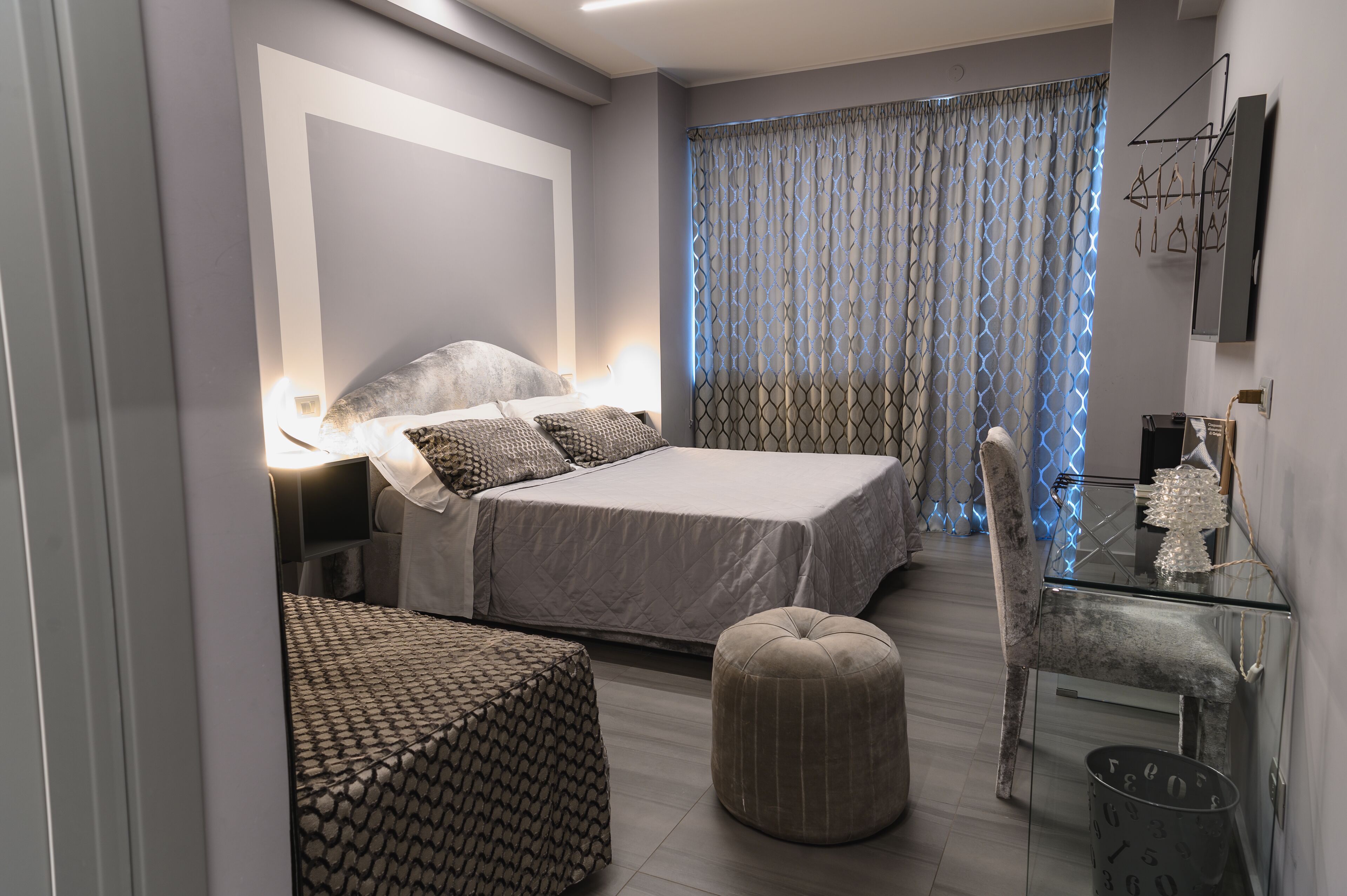 Premium bedding, down duvets, memory-foam beds, minibar