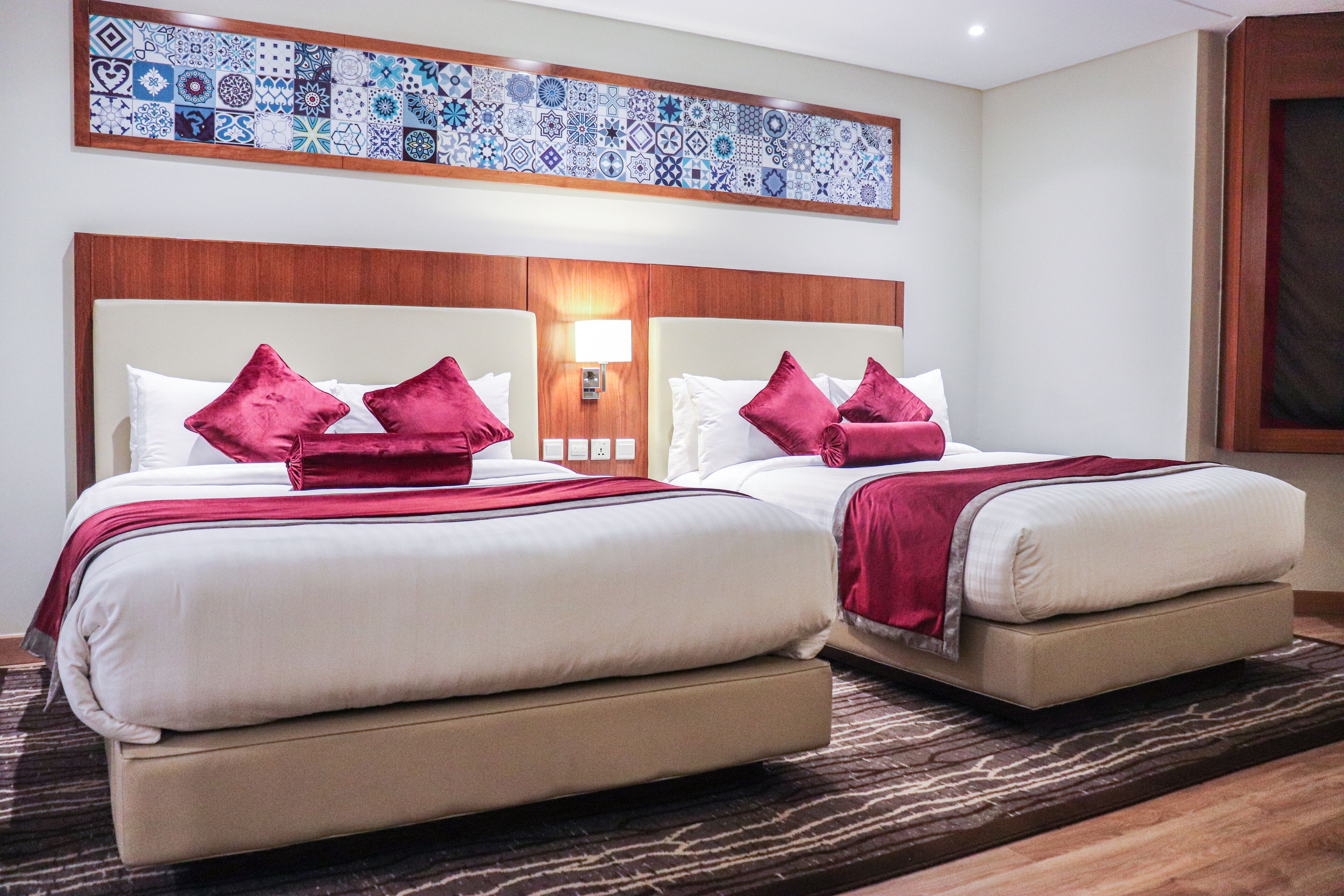 deluxe twin  | in-room safe, desk, blackout curtains, iron/ironing board