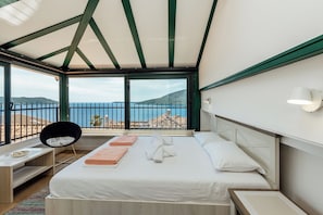 Deluxe Double Room, Bay View | Desk, laptop workspace, iron/ironing board, free WiFi - Villa Stari Grad (Herceg Novi)