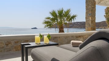 Lyxsvit - 1 sovrum - havsutsikt - mot vattnet | Balkongutsikt