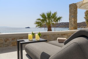 Luxury Suite, 1 Bedroom, Sea View, Beachfront | Balcony view