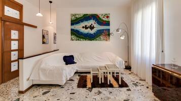 Apartment, 3 Bedrooms | Living area | TV