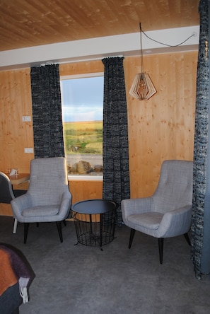 Comfort Triple Room, Private Bathroom, Mountain View | View from room - Brunnhóll Country Guesthouse (Höfn)