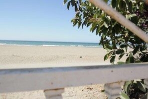 On the beach