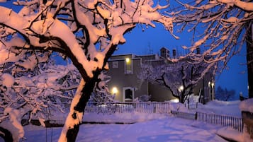 Front of property – evening/night