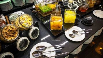 Daily buffet breakfast (EUR 15 per person)
