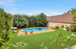 Vue sur piscine