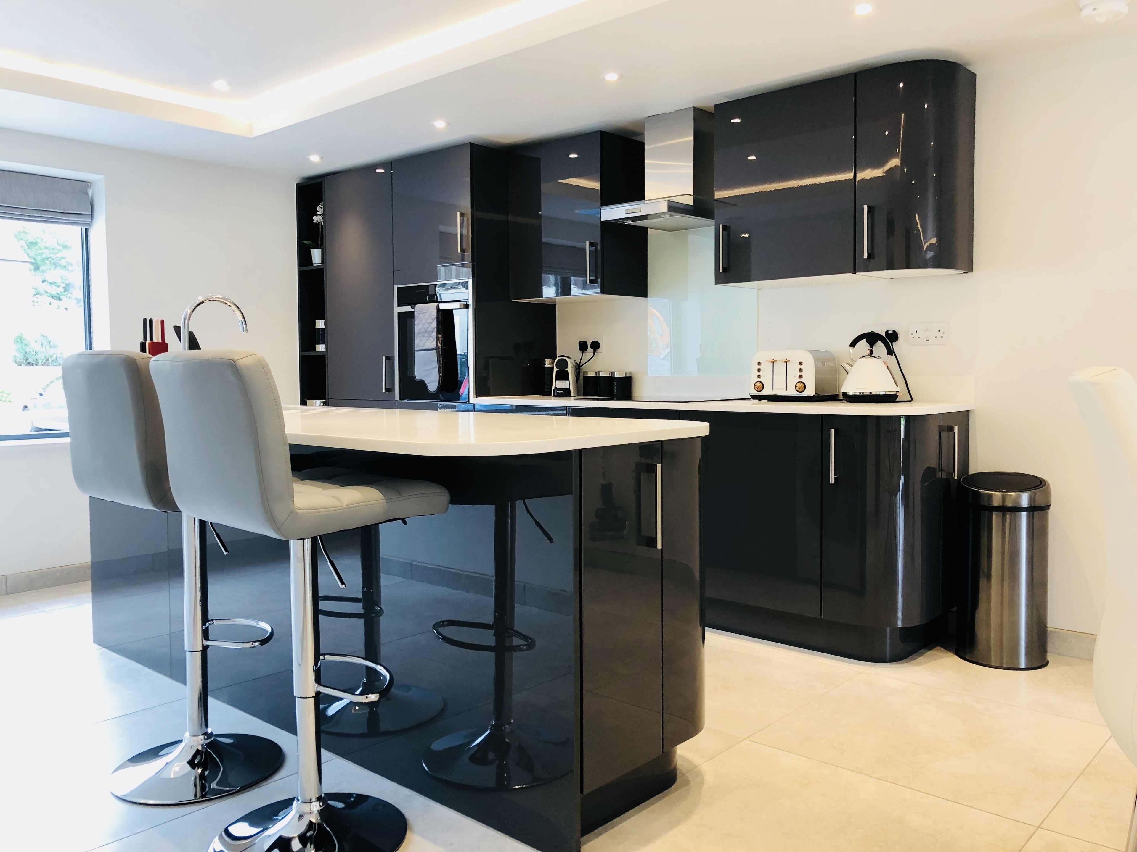 The Leat Apartment, 2 Bedroom, En-Suite | Private kitchen | Full-sized fridge, microwave, oven, dishwasher
