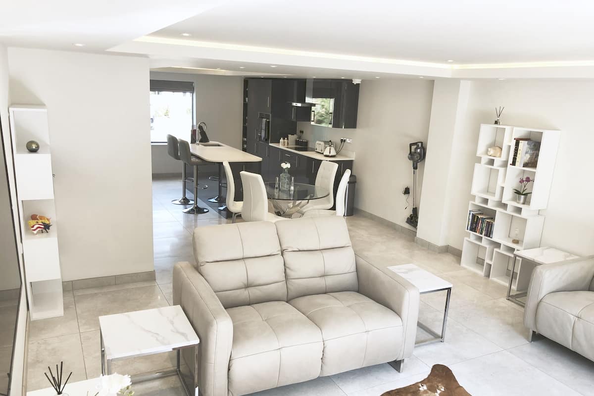 2 habitaciones y sábanas de algodón egipcio