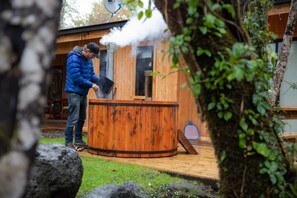 Superior-Ferienhütte, 2 Schlafzimmer, Nichtraucher, eigenes Bad | Aussenbereich