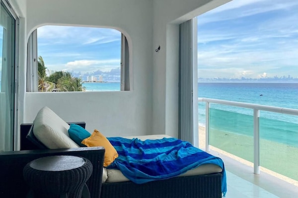 Relax in the Private Balcony and watching our beautiful beach