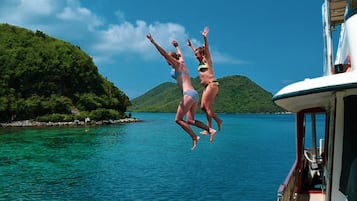 På stranden, badehåndklæder