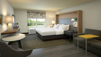 Standard Room, 1 King Bed, Refrigerator | In-room safe, individually furnished, desk, laptop workspace