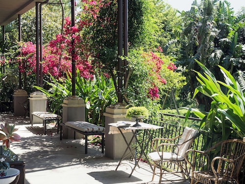 Castle near the sea with pool, park and views