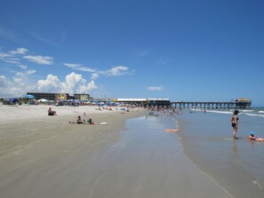 On the beach