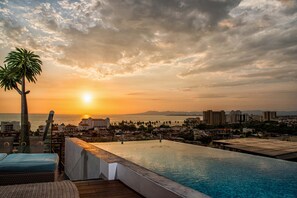 Una piscina riscaldata