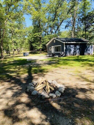 The Industrial Suite 2 Bed 1 Bath Cabin Near Trails and Big Manistee River!