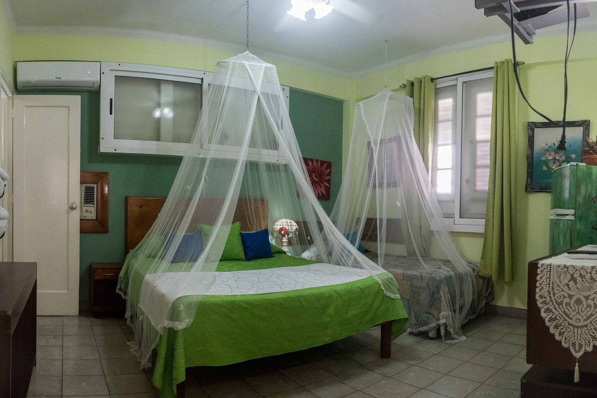 Standard trippelrum - flera sängar - icke-rökare | Minibar, värdeförvaringsskåp på rummet och strykjärn/strykbräda