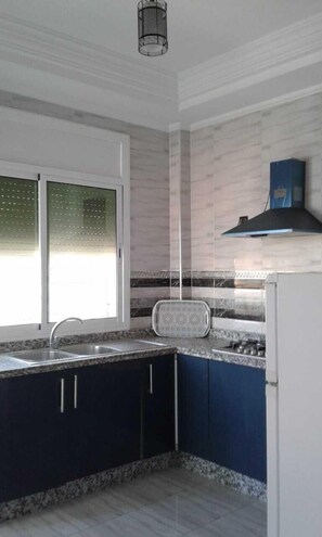 公寓, 2 间卧室, 无烟房 | 私人简易厨房 | 冰箱、微波炉、炉灶、电热水壶