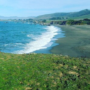 Beach nearby, beach towels
