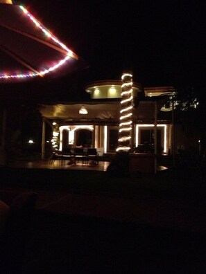 Front of property – evening/night - Cabilao Sunset Dive and Beach Resort (Loon)
