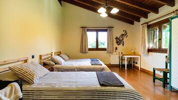 4 slaapkamers, een strijkplank/strijkijzer, wifi, beddengoed