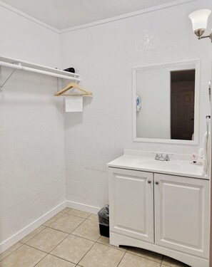 Free toiletries, hair dryer, towels