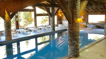 Indoor pool, a heated pool